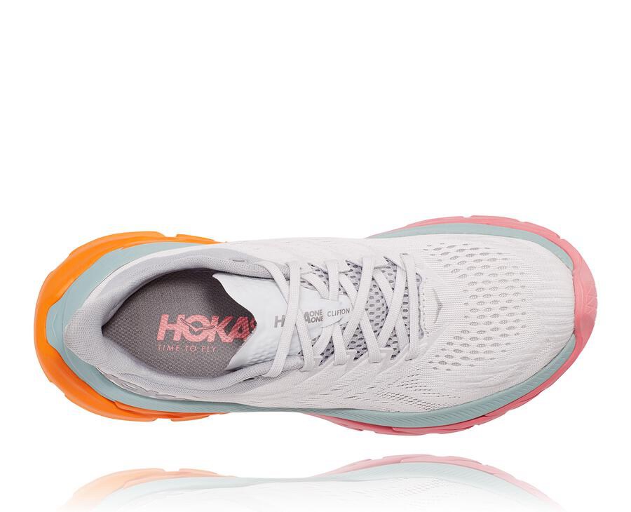 Zapatillas Running Hoka One One Mujer - Clifton Edge - Blancas - FBP214659